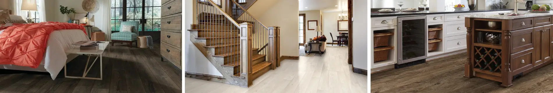 Room Scenes of Waterproof Flooring